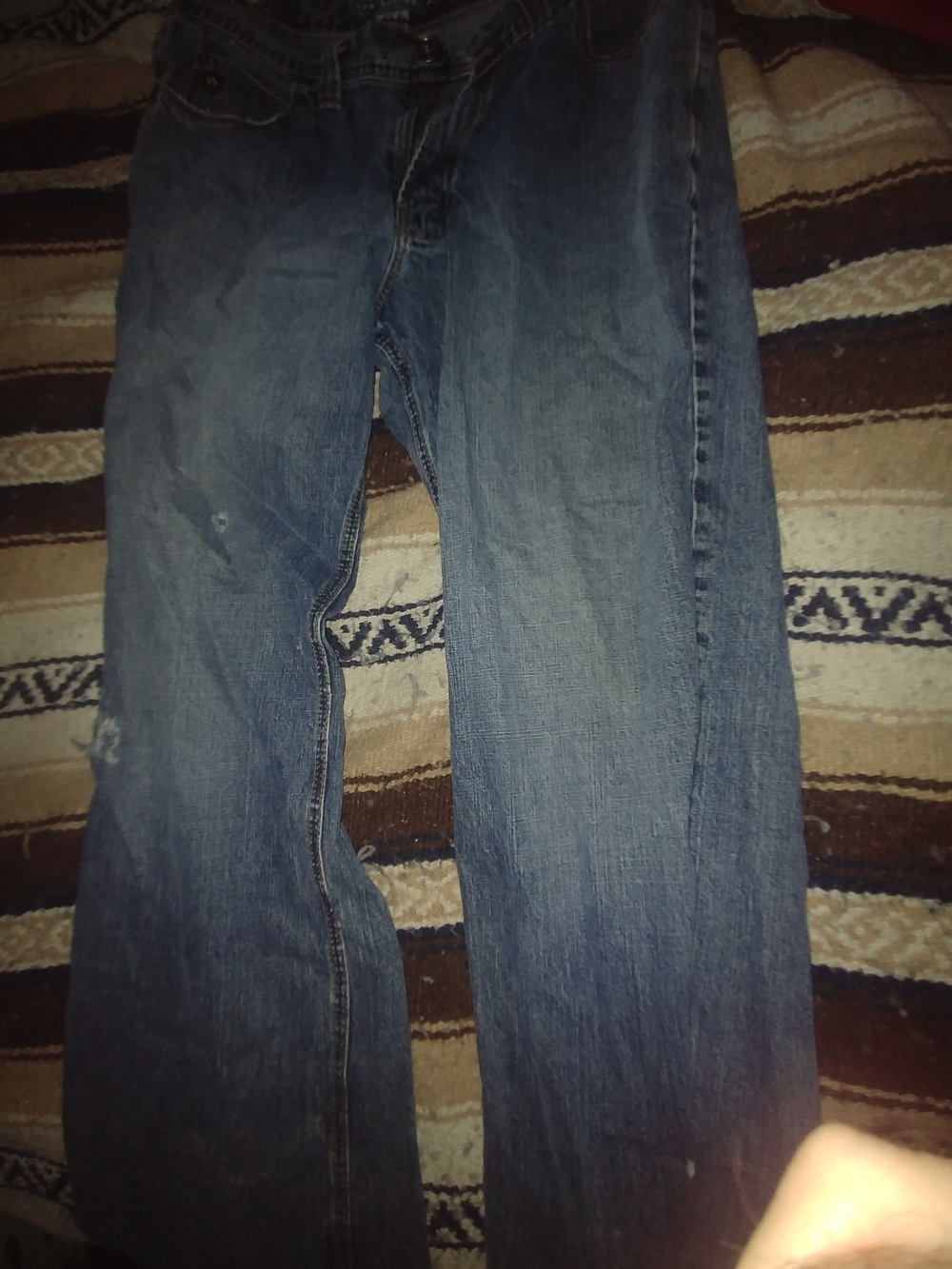 Relaxed Fit Men's Denim Jeans in Blue